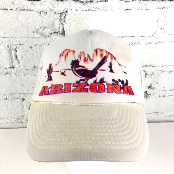 Vintage Arizona Farmer Trucker Snapback Hat - Picture 1 of 9